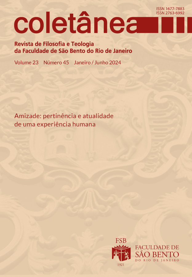 					Visualizar v. 23 n. 45 (2024): Amizade: pertinência e atualidade de uma experiência humana
				